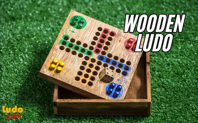 wooden ludo